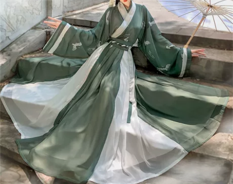 ?汉旭汉服女长安故里晋制齐腰襦裙交领一片式...