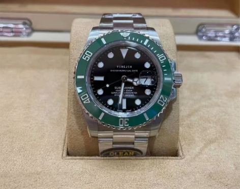 时尚高质量蚝式经典劳深度力防水进口机械夜光...