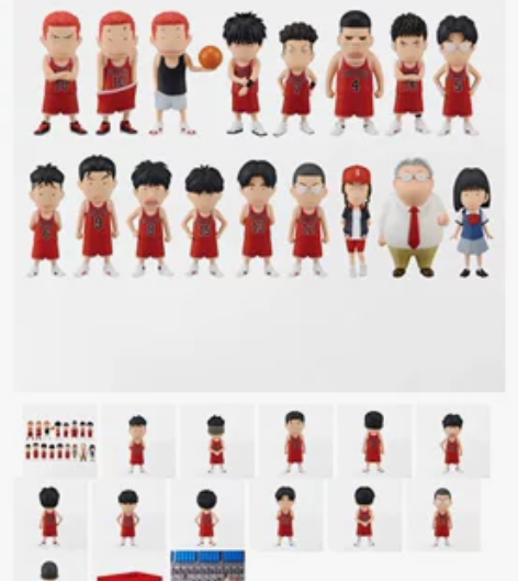 灌篮高手17人套盒 11人偶 需要的联系 ...