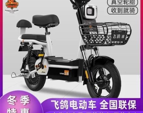 飞鸽新国标电动车48v 20Ah超威/天能...