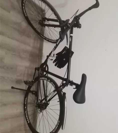 死飞，有刹车，挡泥板，使用不到两个月，95...