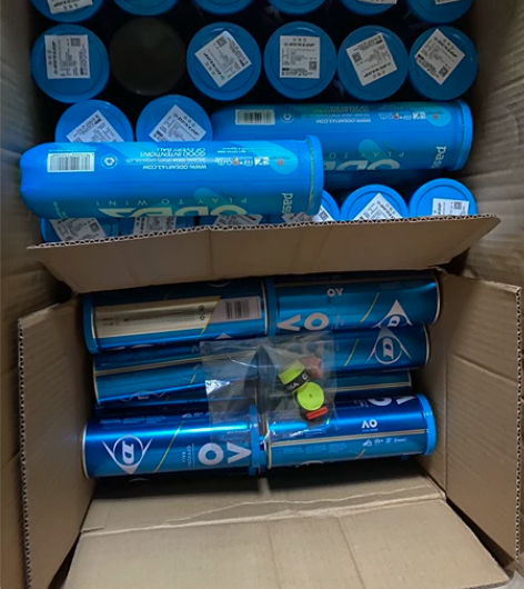 邓禄普铁罐网球 dunlop ao 3颗装...