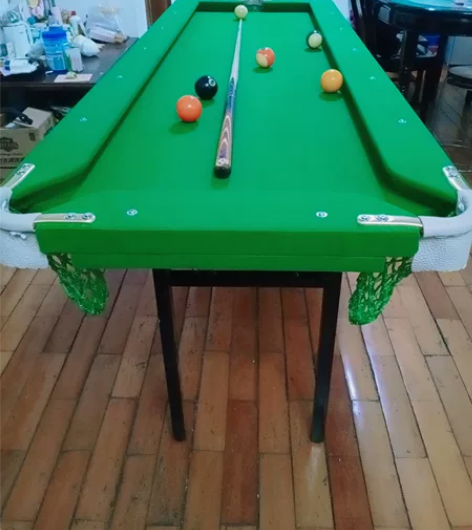 家用台球桌,边库球五分点练习,让你不出户也...