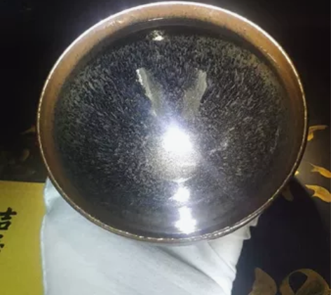 熊忠贵龙窑柴烧二档精品兔毫点茶器建盏茶器紫...