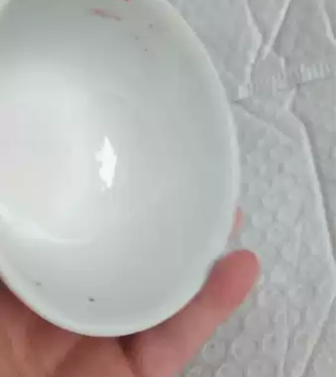 老茶碗 .567老茶碗，福寿老茶碗，磕碰冲...