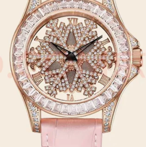 DAVENA(蒂玮娜)雪花女神时来运转手表...