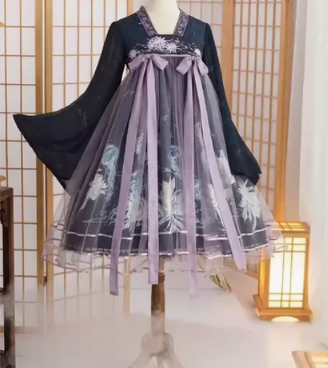 四叶工房lolita 昙花水母 绀色m码 ...