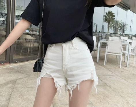 【狂欢价】牛仔短裤女2020春新款韩版宽松...