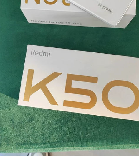 ?红米k50  12+256耀石黑原封未动...
