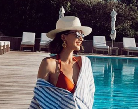 白色草帽女夏季法式复古巴拿马爵士草编帽子遮...