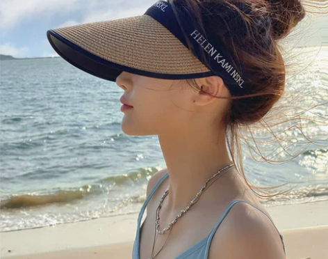【上新价】空顶uv防晒帽女夏防紫外线大帽檐...