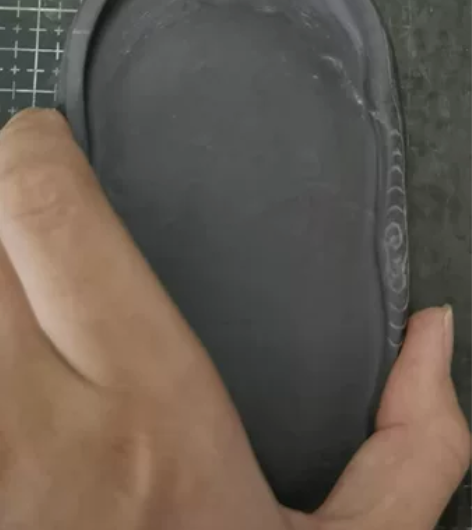 端砚麻子坑，天青纯石肉，尺寸13.8 7....