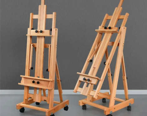 榉木制落地式平立两用初学者美术生专用素描油...