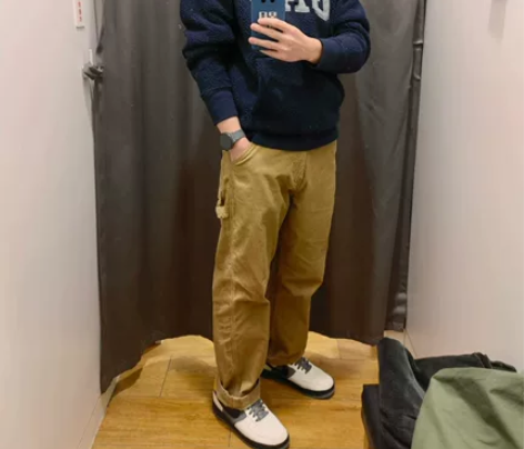 【天猫双12】优衣库 男装 休闲工装长裤(...