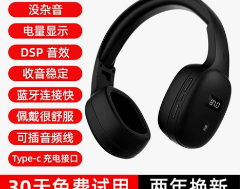 铂典 英语四六级听力耳机四级无线调频FM考...