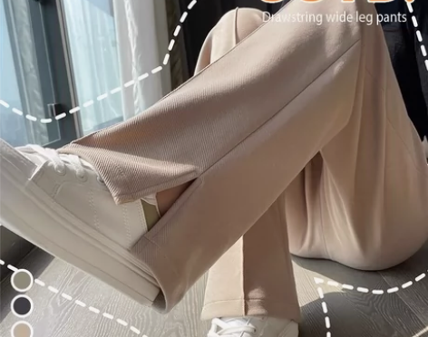 直筒修身显腿直运动裤子ins潮百搭女秋冬季...