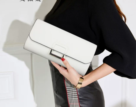 高级感女士真皮手拿包女包2022新款夏气质...