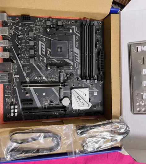 影驰AMD电脑主板B450M 全新未使用 ...