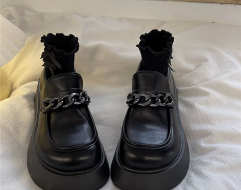 全新38码玛丽珍厚底松糕鞋，娃娃鞋，厚底，...