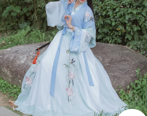 【子风】汉衣晟道汉服 女春夏中国风晋制交领...