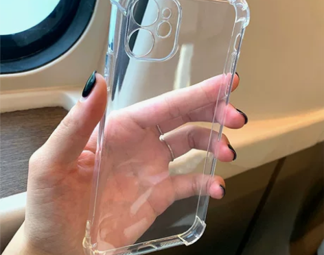 适用苹果14透明手机壳iPhone13简约...