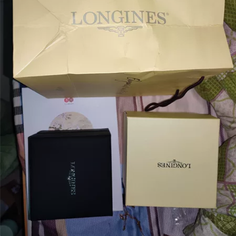 浪琴手表礼品盒，皮质全套Longines手...