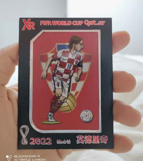 足球小将 XR 层次叠加球星卡 莫德里奇1...