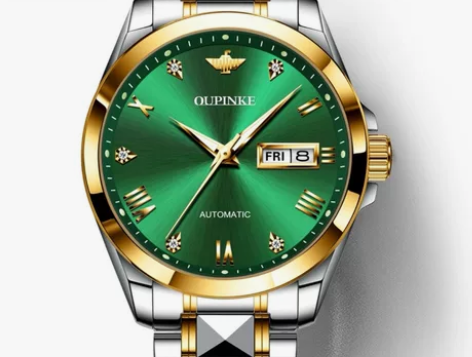 欧品客情侣机械芯手表男表 感兴趣的话点“我...