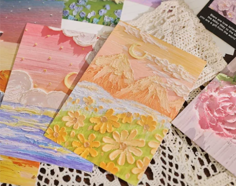 3D效果小王子油画棒浪漫治愈信封信纸ins...