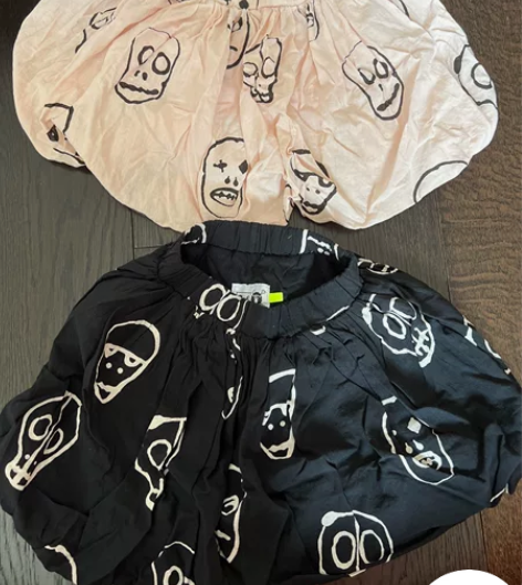 nununu花苞裙 短裙 骷髅  打包出 ...