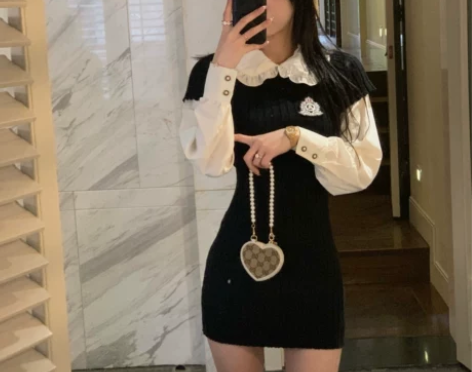 JMSHOP 白月光 设计感裙子甜辣裙衬衫...