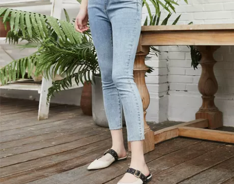 Vero Moda2021春夏新款高腰莱卡...