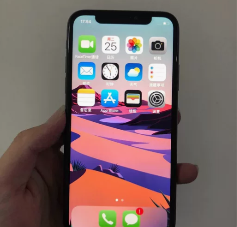 苹果x黑色64g iPhonex手机备用机...