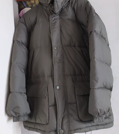 闲置，男式羽绒服，买完发现有点大，便宜处理...