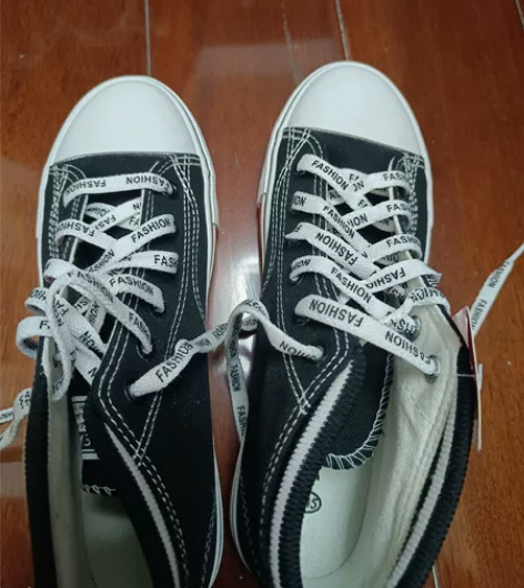 [出]春秋青年布鞋学生平底系带帆布鞋休闲运...