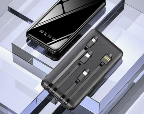 正品充电宝1000000超大容量自带线vi...