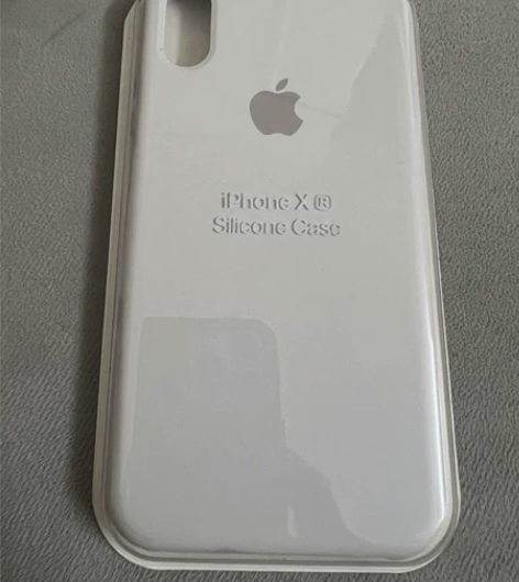 iPhone XR 原装液态硅胶手机壳，白...