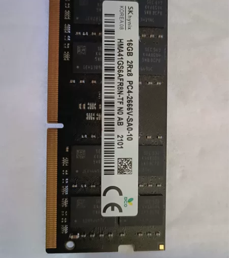 自用拆机海力士16GR42666笔记本内存...