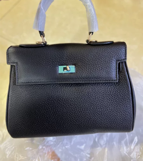 全新头层牛皮荔枝纹手提包单肩包 感兴趣的话...