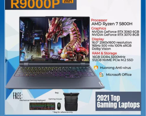 联想2021拯救者RTX3060笔记本电脑...