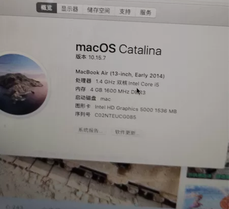 Apple/苹果苹果macbookair笔...