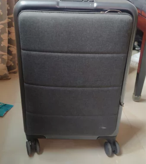 商务拉杆箱万向轮小型20寸铝框旅行箱男开口...