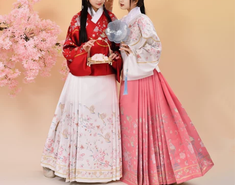 绮罗丨如梦霓裳明制汉服女交领短袄日常桃妆花...