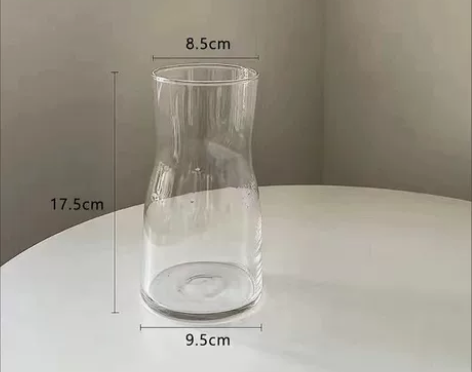 网红花瓶ins风玻璃透明北欧郁金香水培鲜花...