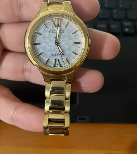 正品西铁城CITIZEN光动能防水女士手表...
