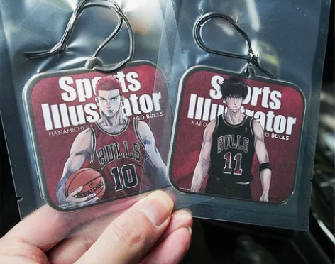 灌篮高手汽车香片樱木流川枫车载后视镜挂式香...