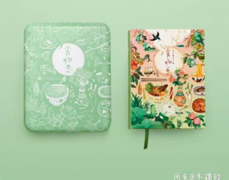 别物志的食物恋手账，里面两款胶带，其中一款...