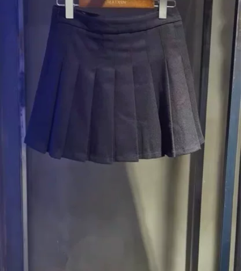 麦寻半身裙女秋冬2022新款高腰显瘦学院风...