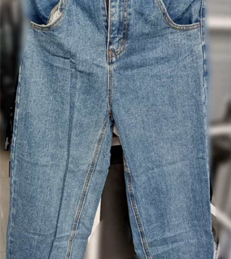 阔腿牛仔裤，穿了一两次，110斤之内都可！...