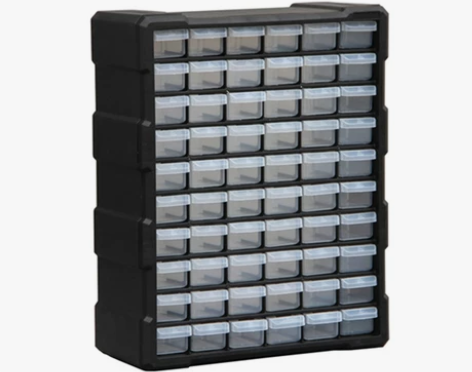 抽屉式零件盒螺丝收纳盒零件箱积木电子元件分...